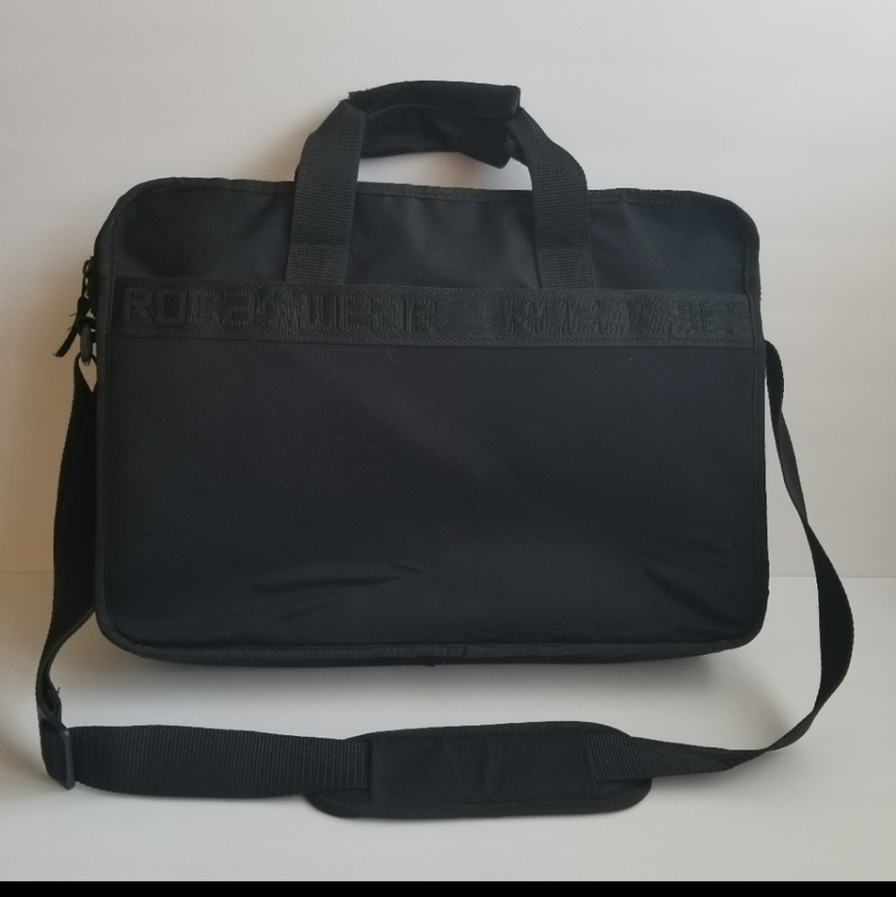 Laptop bag.  Nice and roomy  Briefcase .